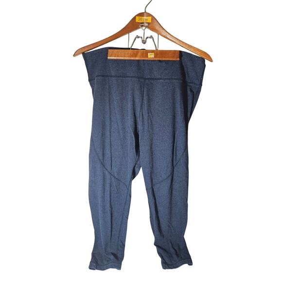 Calvin Kleins Womens High waist Leggings Ankle Lattice Indigo Heather Size XXL - Picture 1 of 6